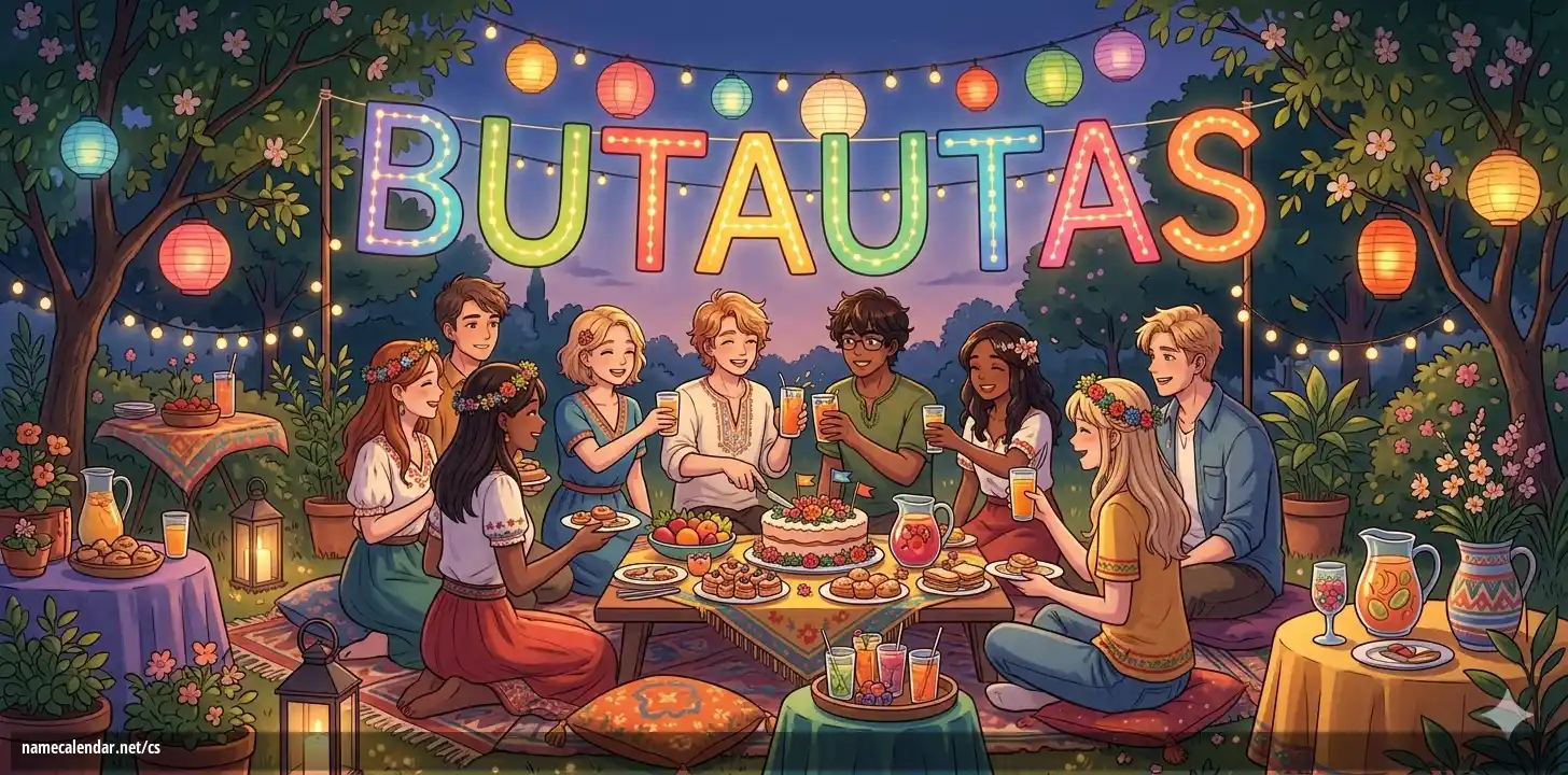 Oslava jmenin a jmenin - Butautas