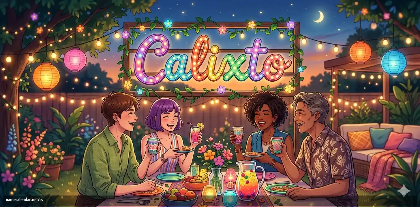 Oslava jmenin a jmenin - Calixto