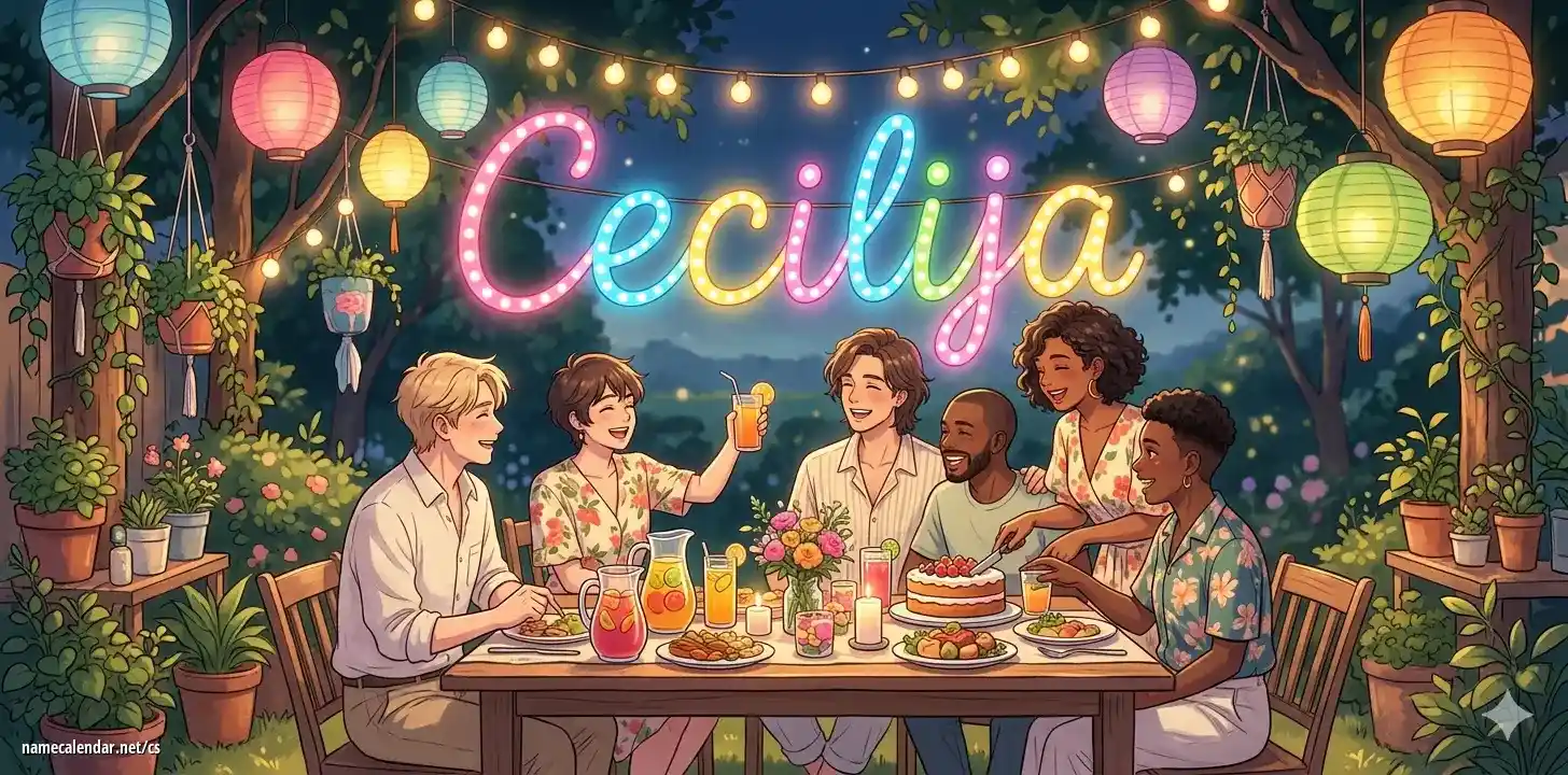 Oslava jmenin a jmenin - Cecilija