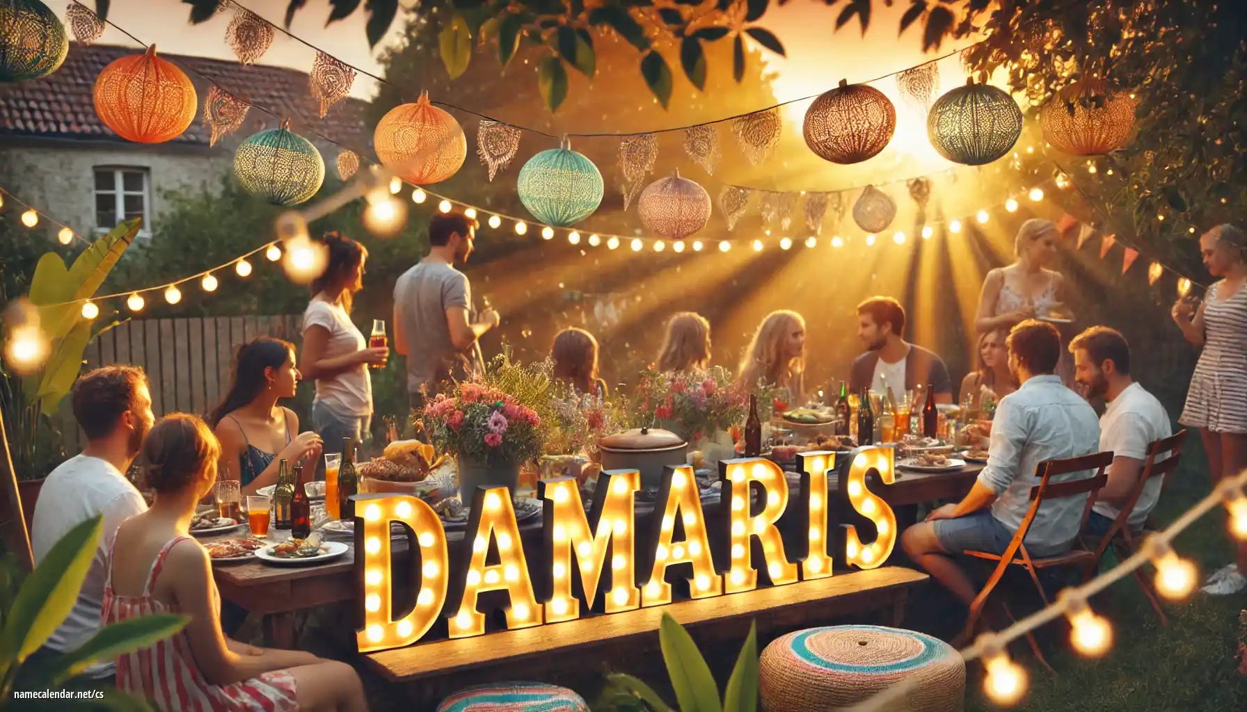 Oslava jmenin a jmenin - Damaris