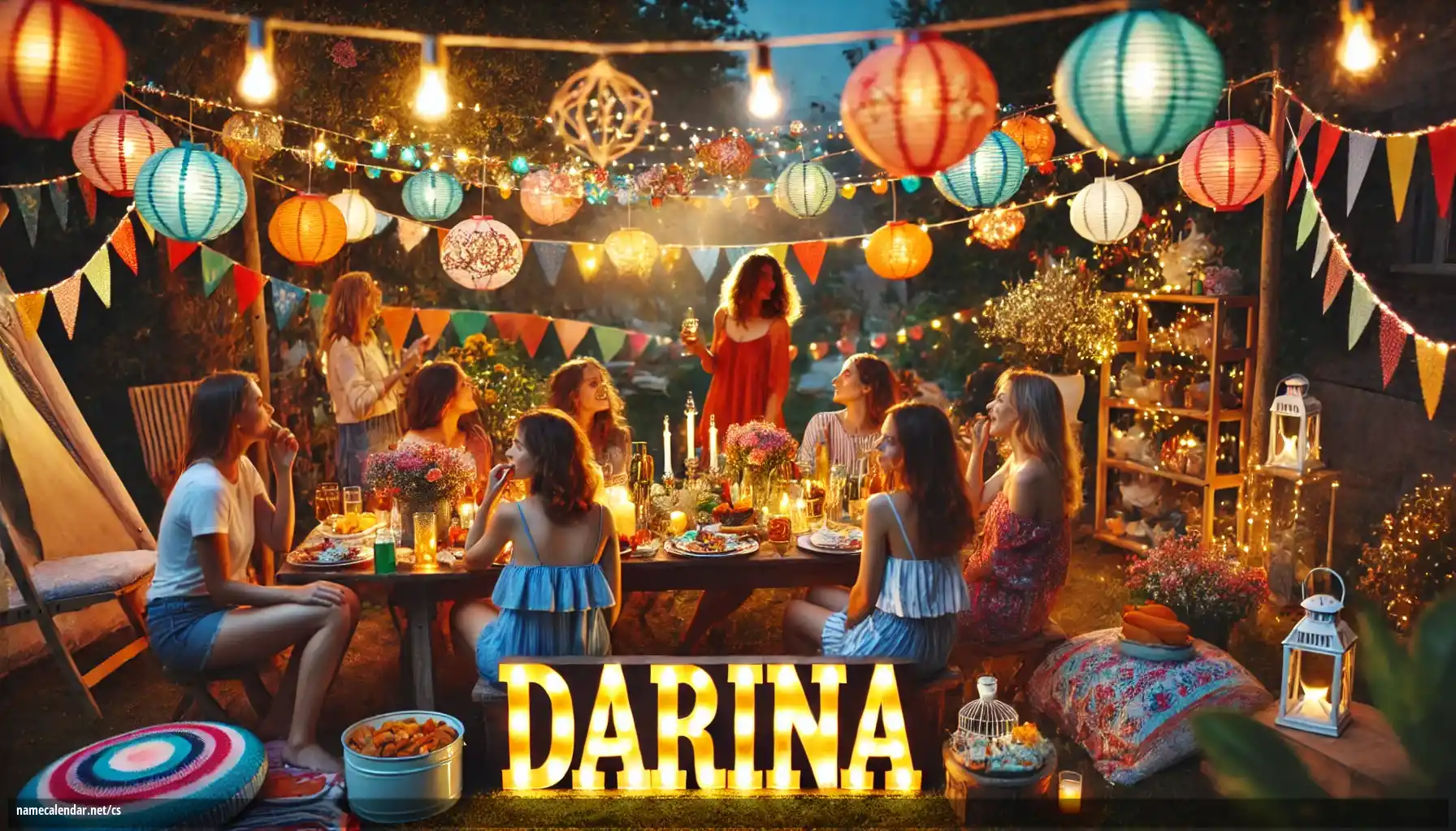 Oslava jmenin a jmenin - Darina