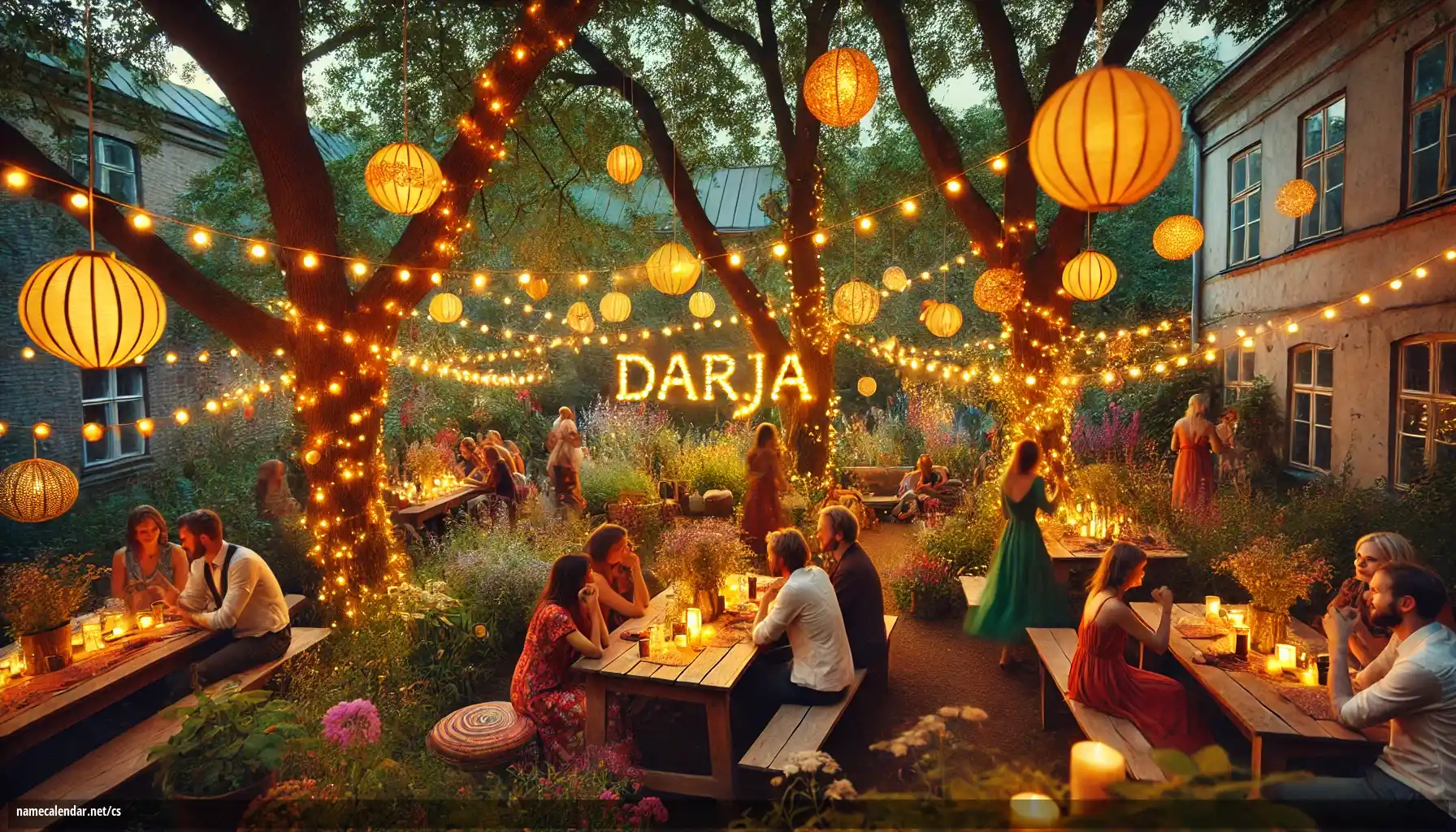 Oslava jmenin a jmenin - Darja