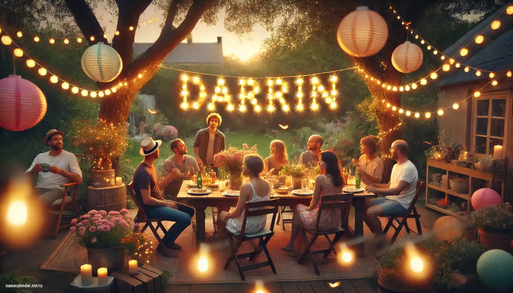 Oslava jmenin a jmenin - Darrin