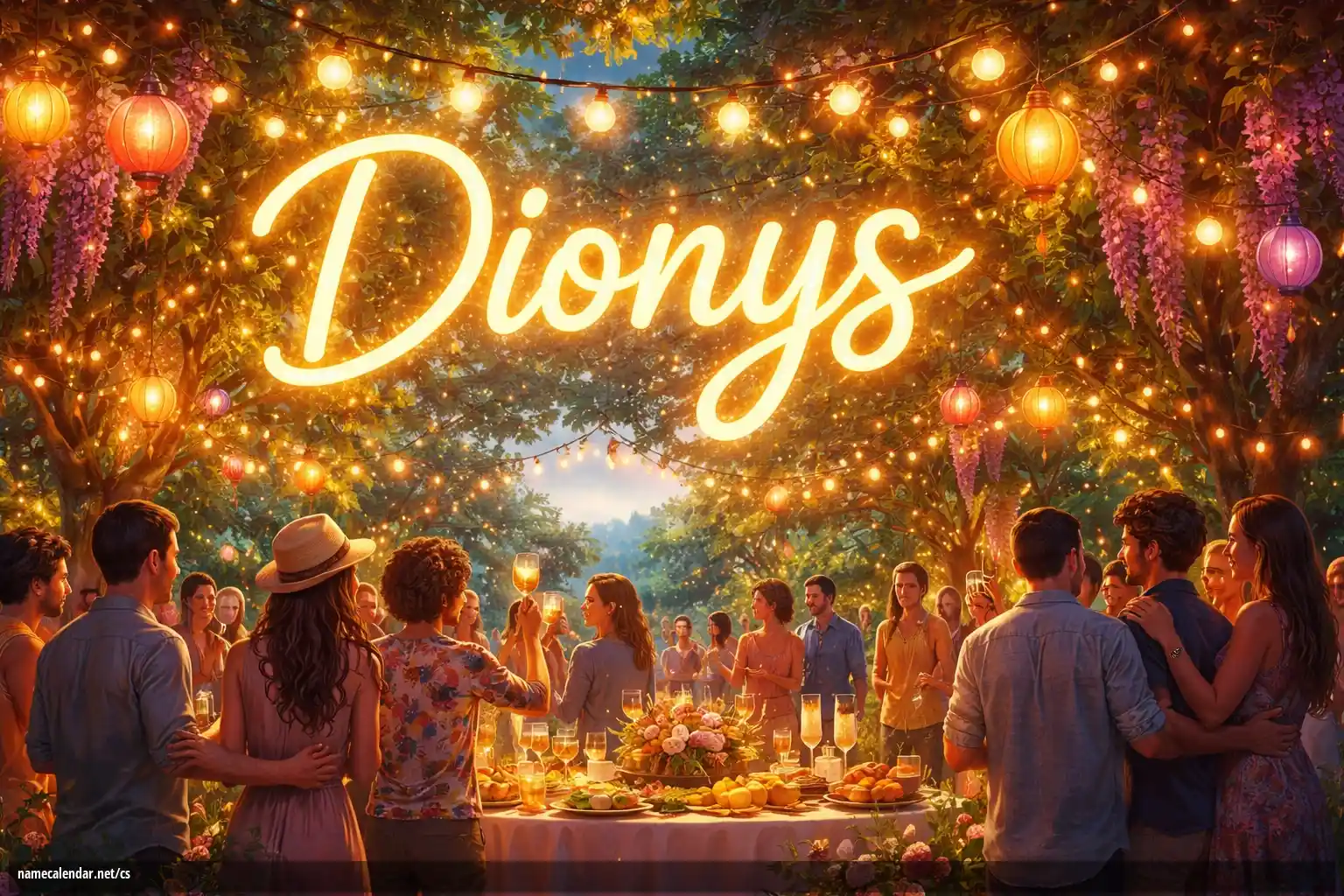 Oslava jmenin a jmenin - Dionys