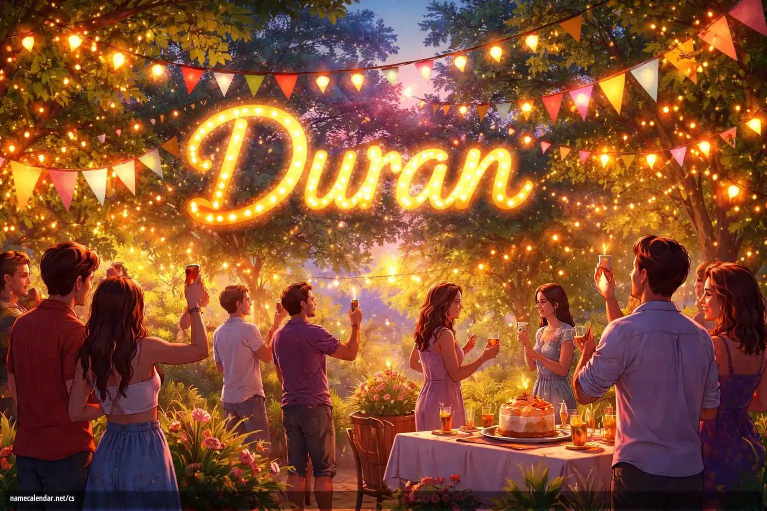 Oslava jmenin a jmenin - Duran