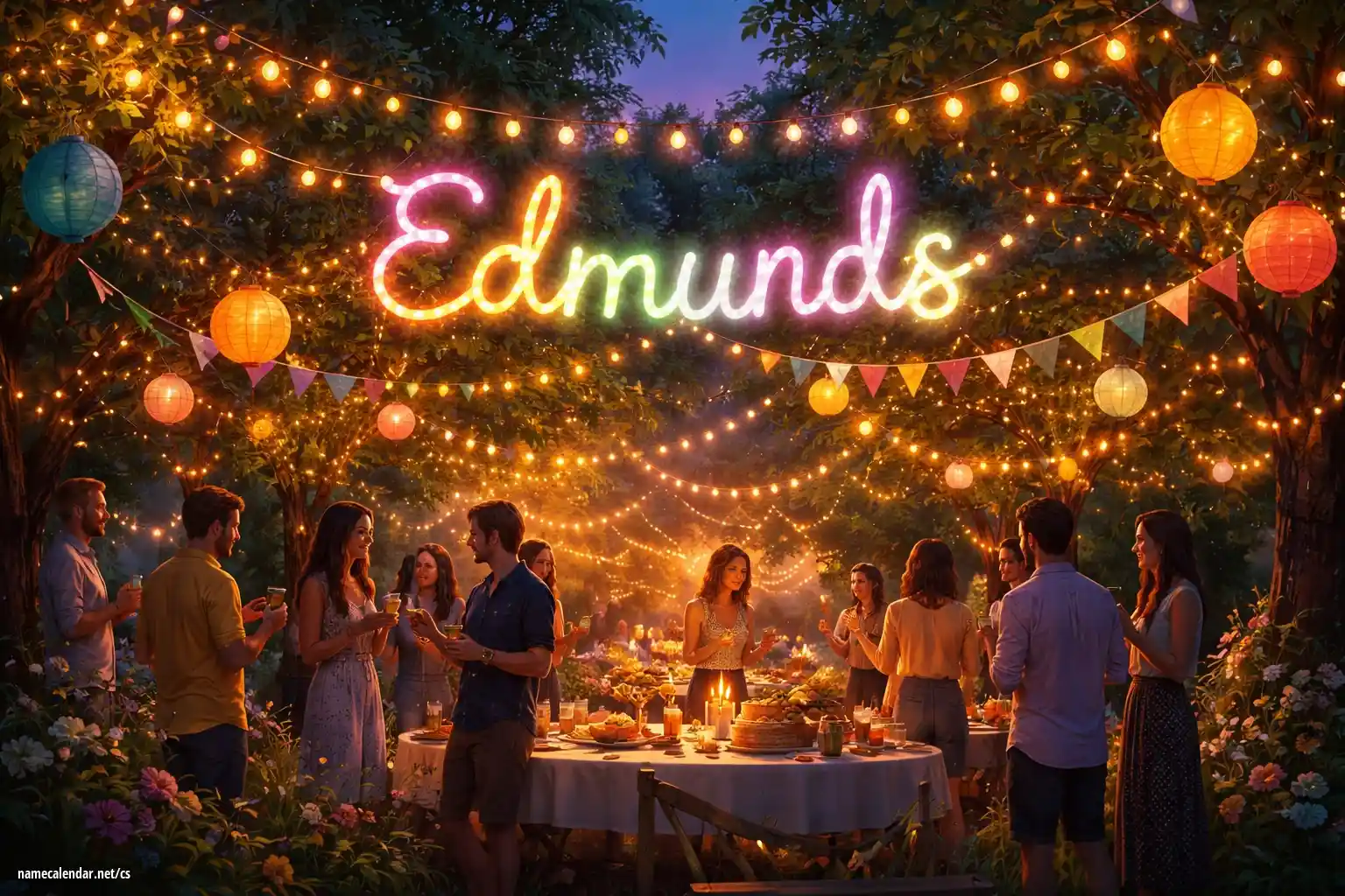 Oslava jmenin a jmenin - Edmunds