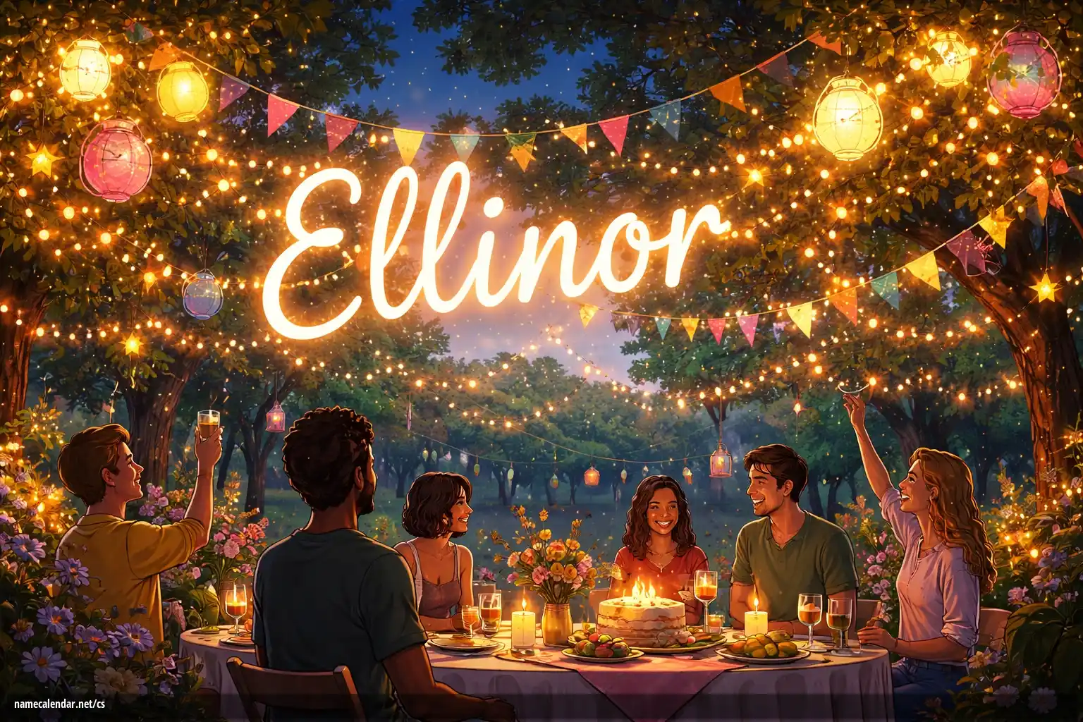 Oslava jmenin a jmenin - Ellinor