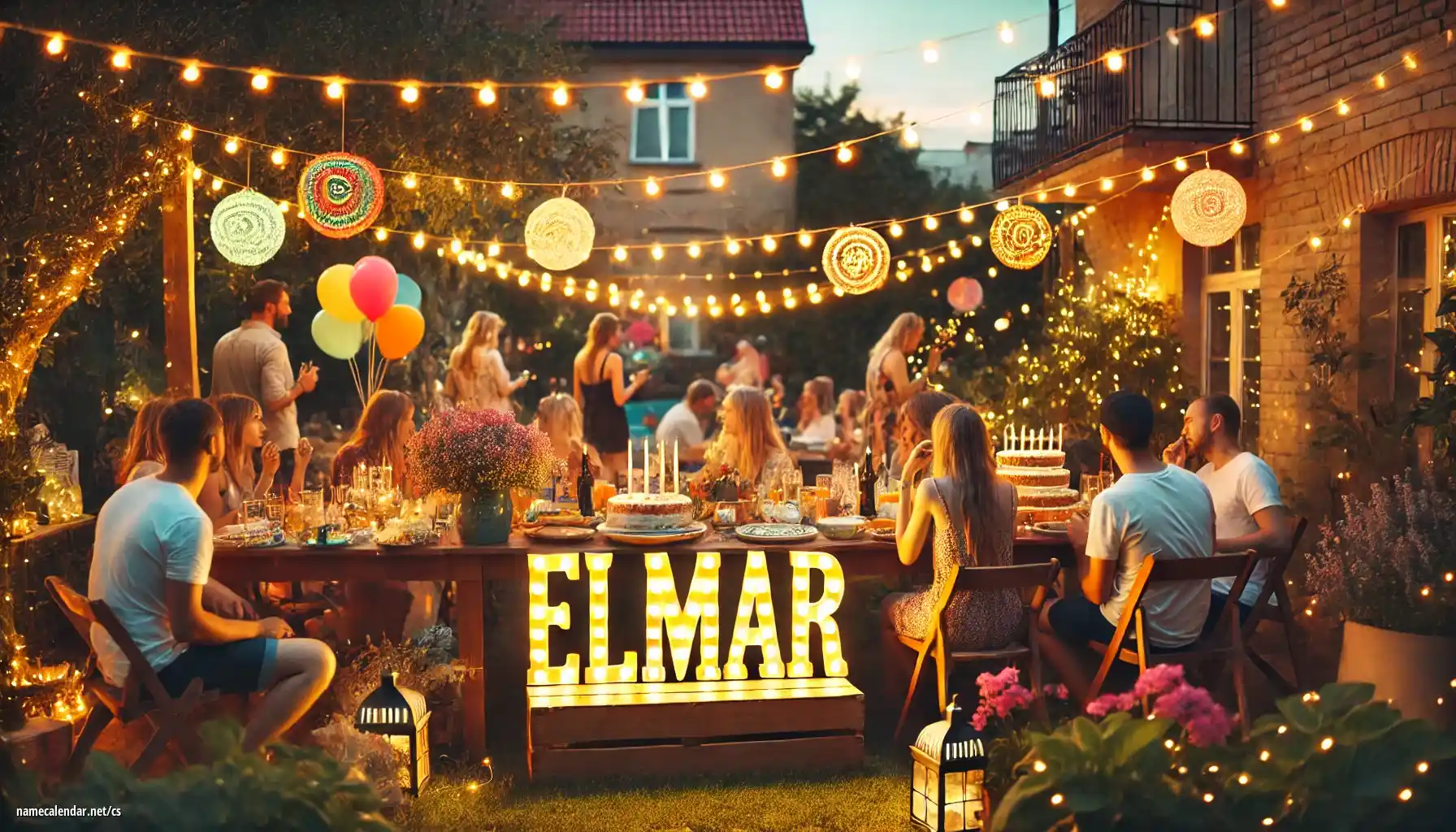 Oslava jmenin a jmenin - Elmar