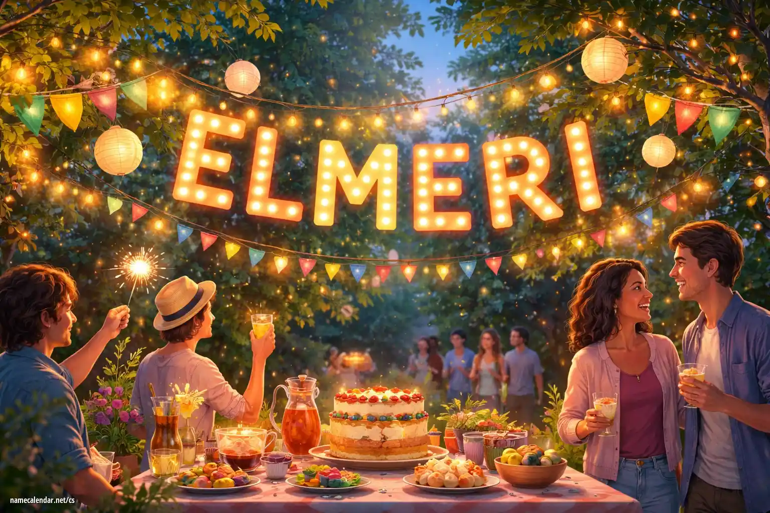 Oslava jmenin a jmenin - Elmeri