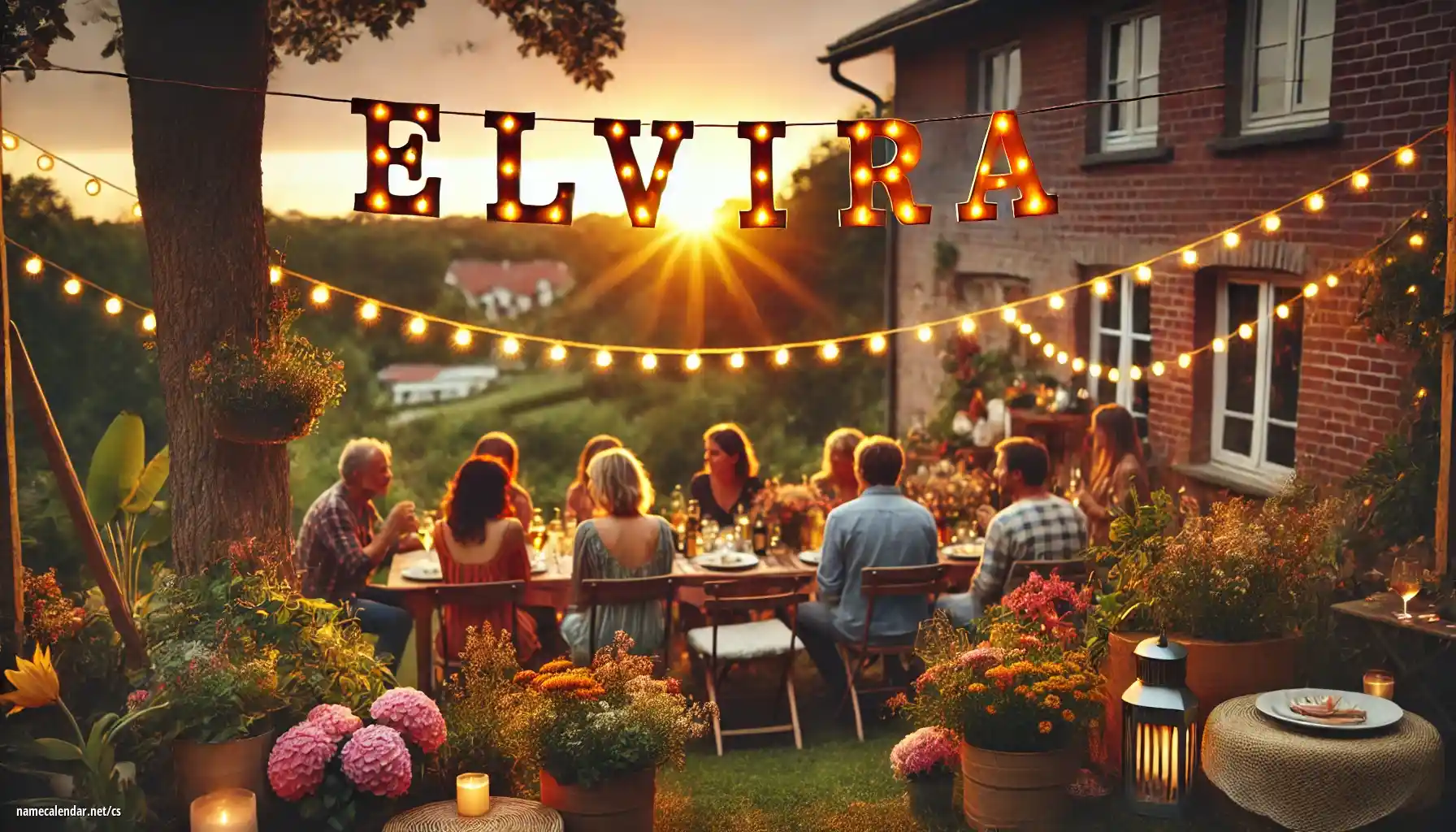 Oslava jmenin a jmenin - Elvíra