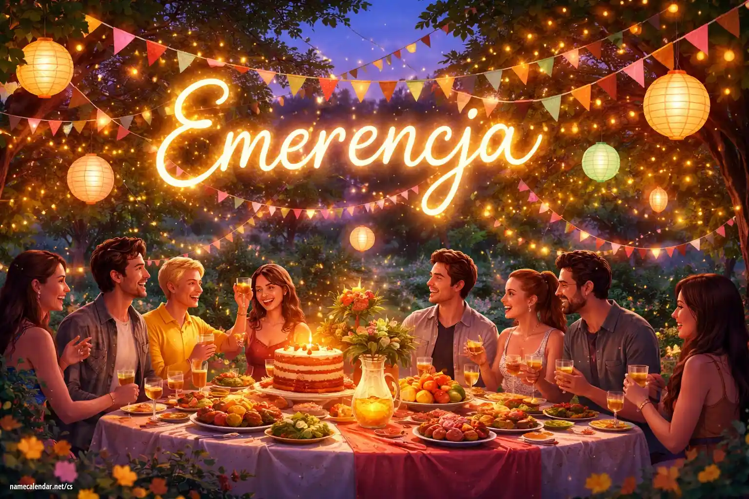 Oslava jmenin a jmenin - Emerencja