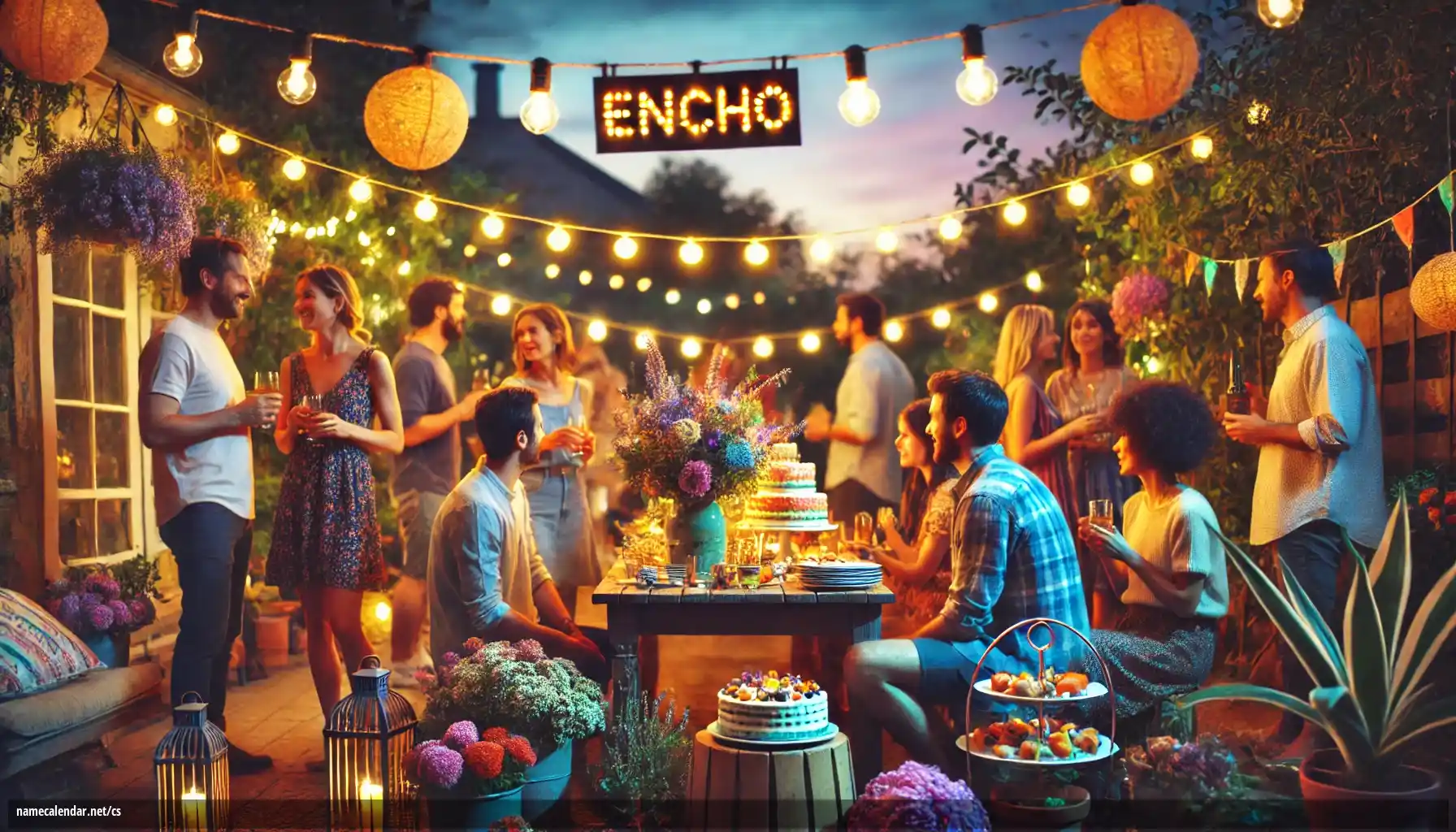 Oslava jmenin a jmenin - Encho