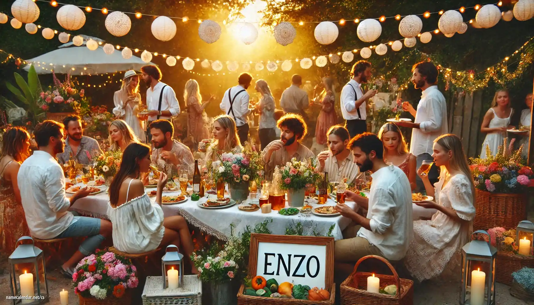 Oslava jmenin a jmenin - Enzo