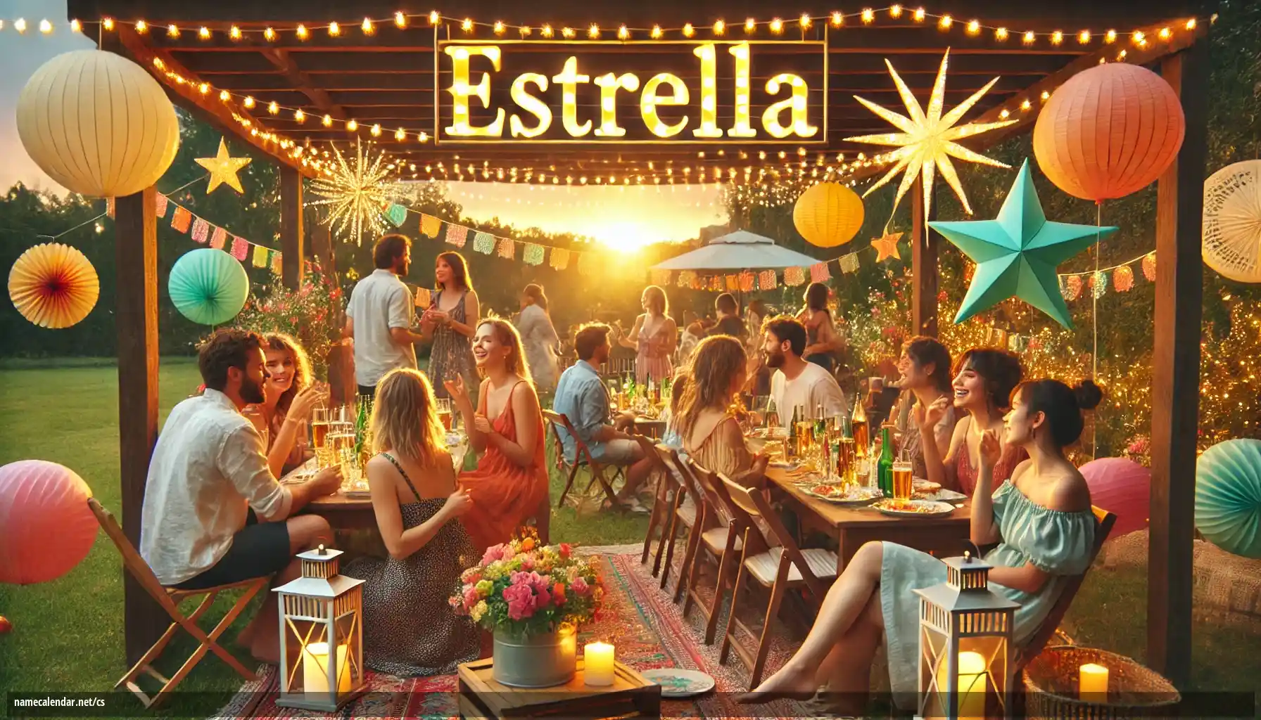 Oslava jmenin a jmenin - Estrella