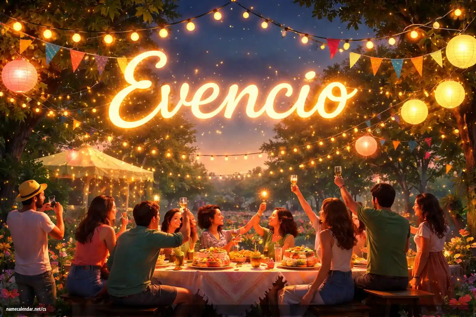 Oslava jmenin a jmenin - Evencio