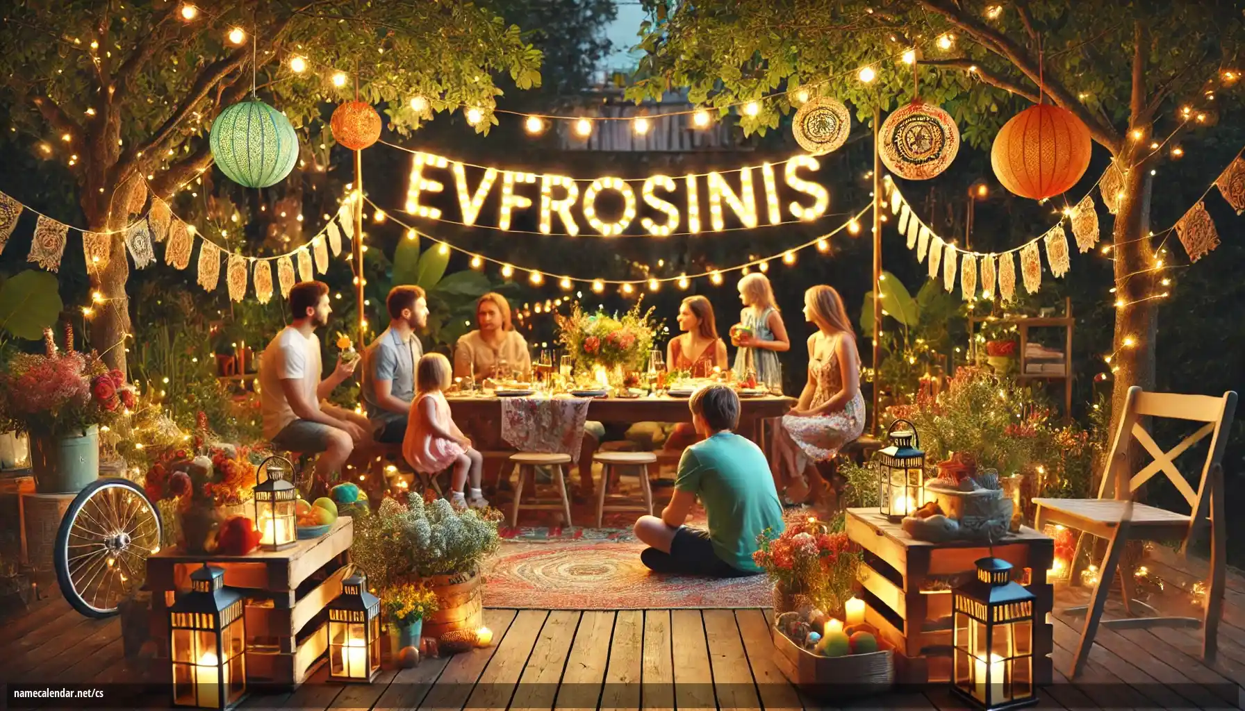Oslava jmenin a jmenin - Evfrosinis
