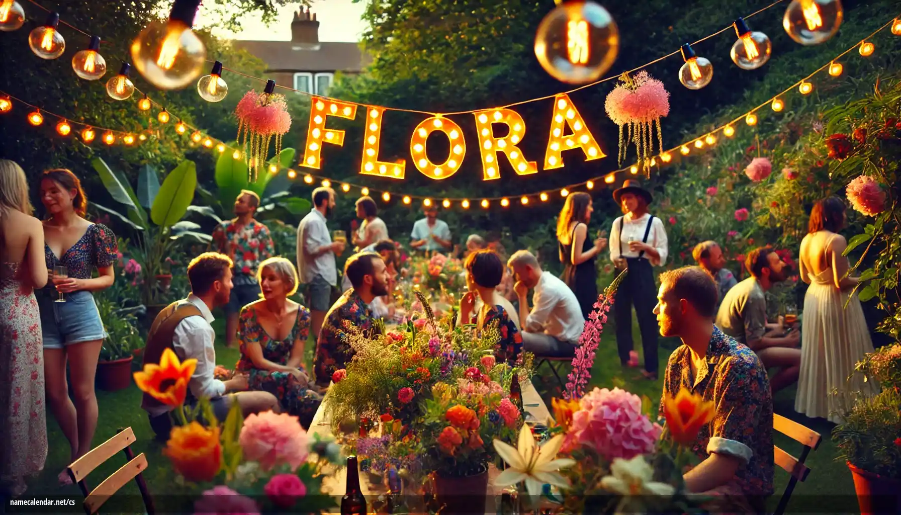 Oslava jmenin a jmenin - Flóra