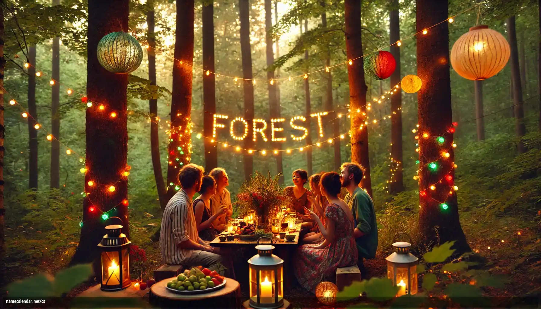 Oslava jmenin a jmenin - Forest