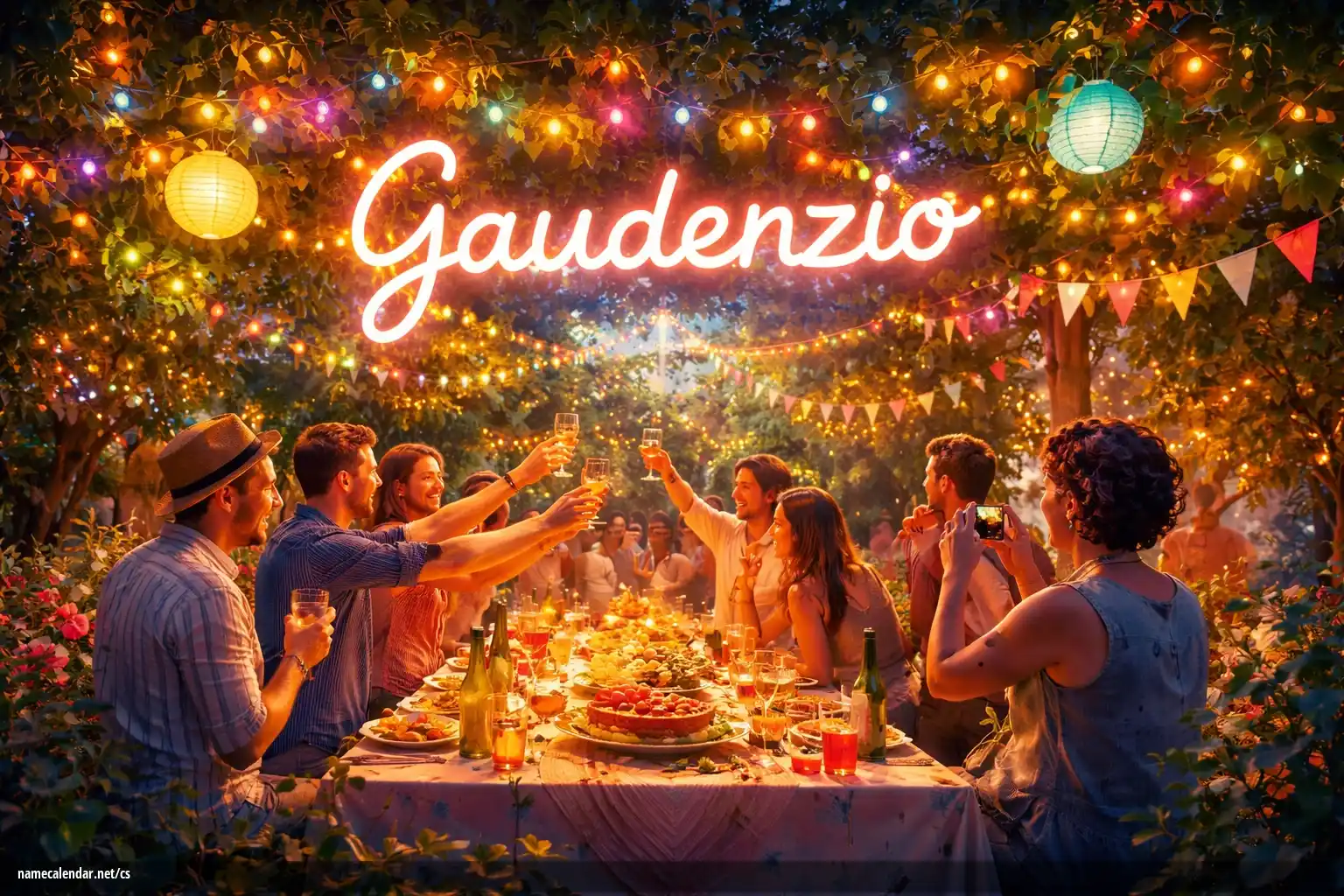 Oslava jmenin a jmenin - Gaudenzio