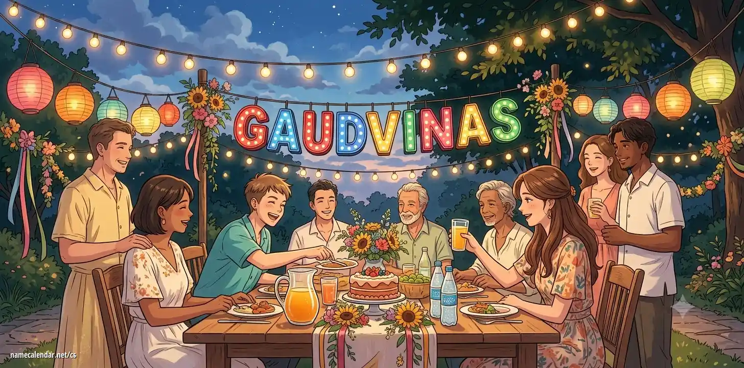Oslava jmenin a jmenin - Gaudvinas