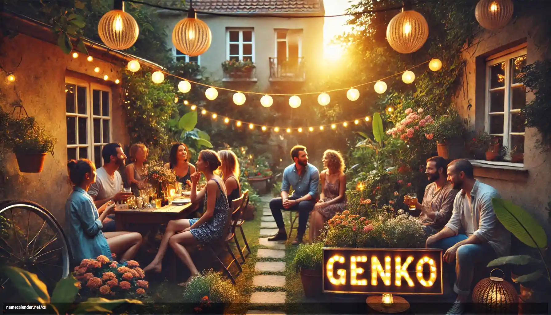 Oslava jmenin a jmenin - Genko