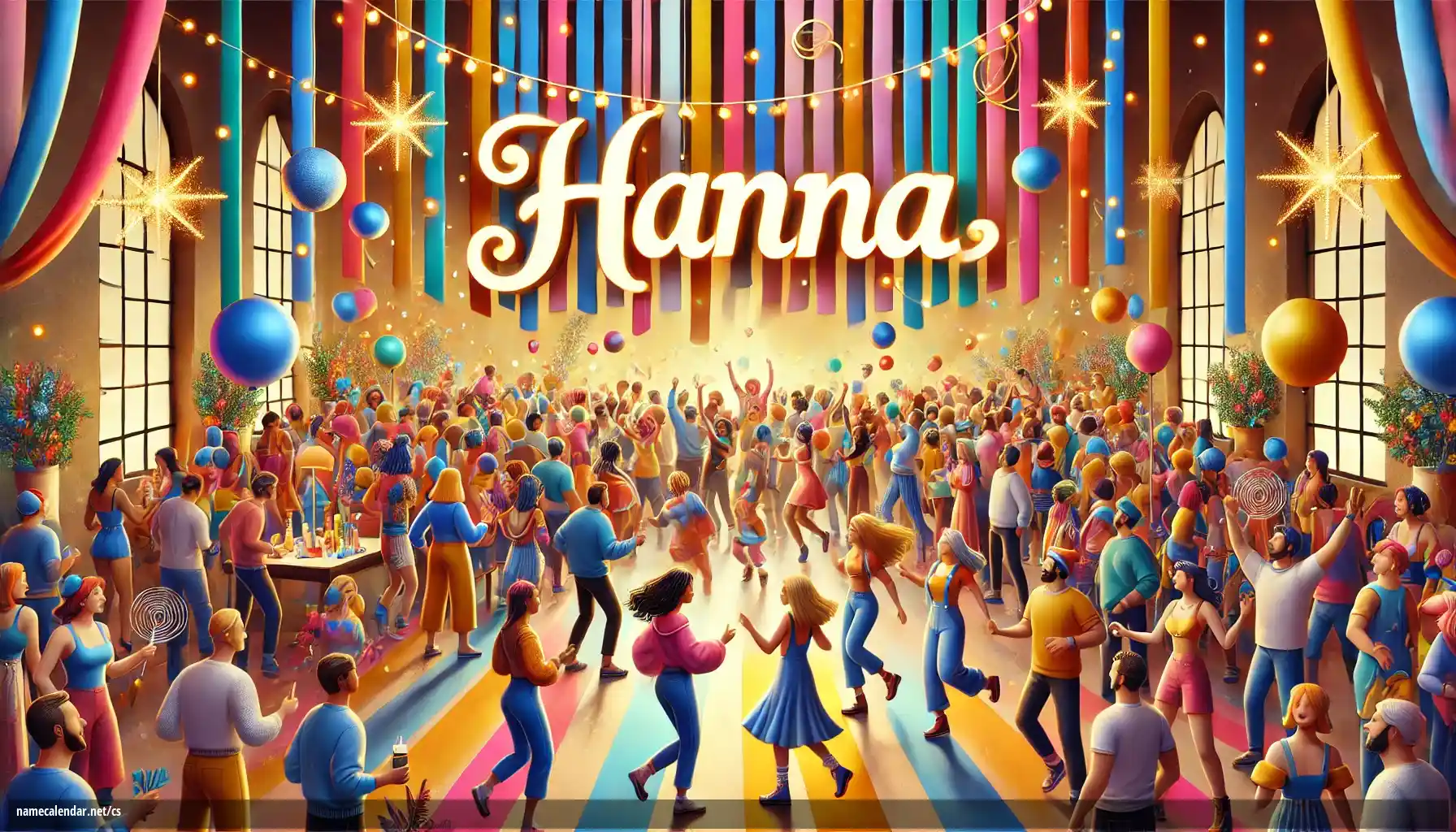 Oslava jmenin a jmenin - Hanna