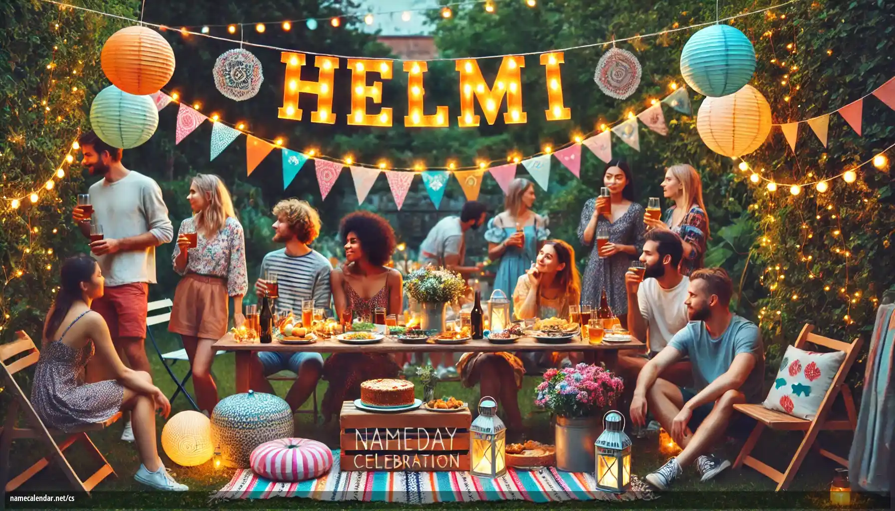 Oslava jmenin a jmenin - Helmi