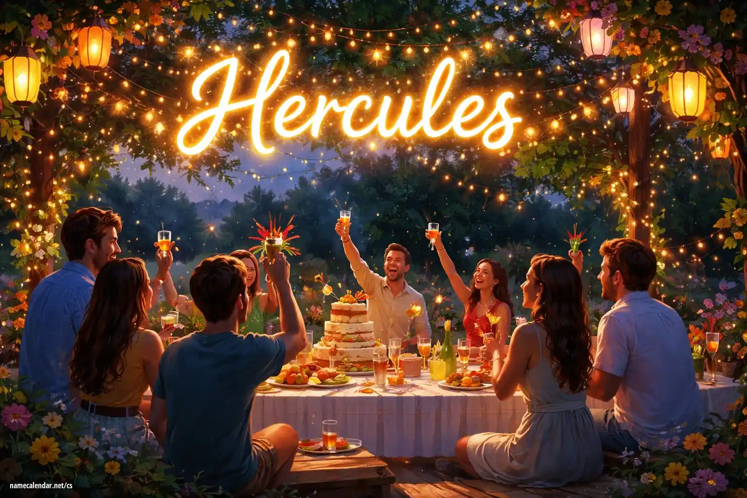 Oslava jmenin a jmenin - Hercules