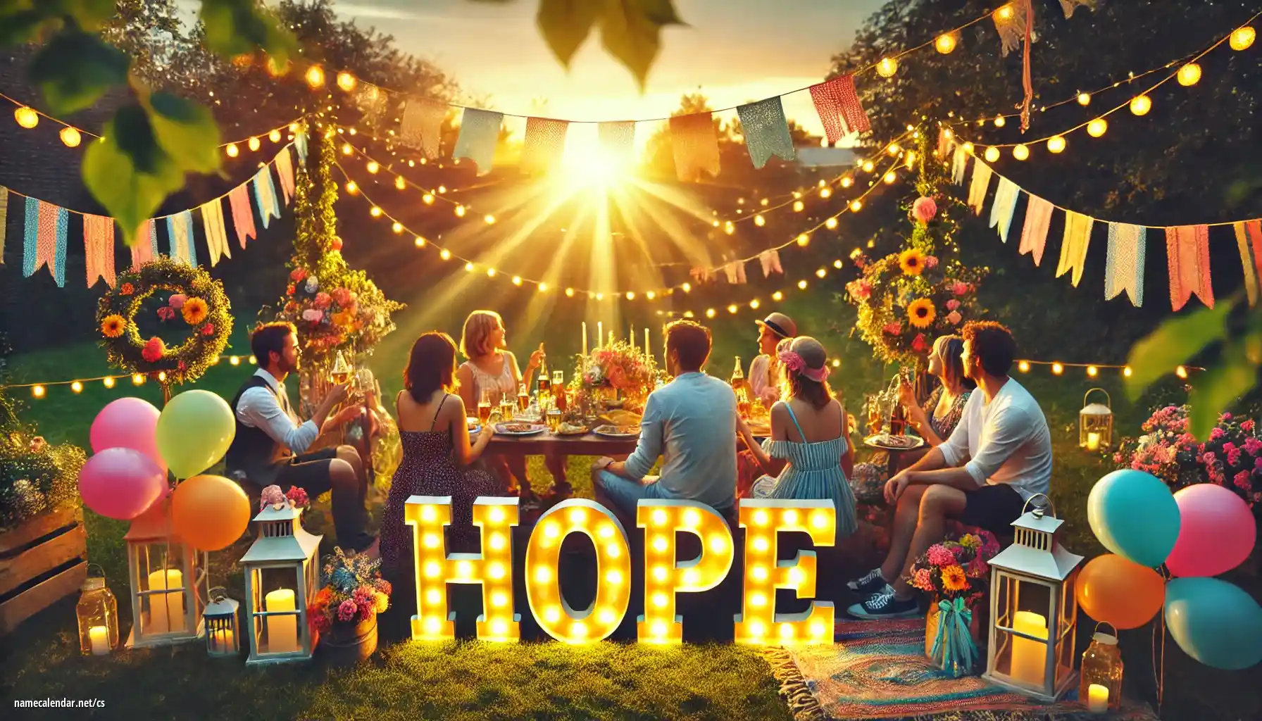 Oslava jmenin a jmenin - Hope