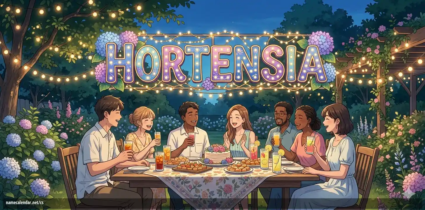 Oslava jmenin a jmenin - Hortensia
