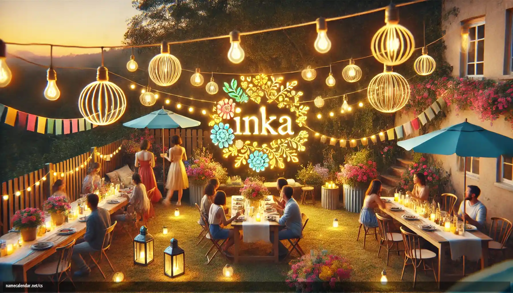 Oslava jmenin a jmenin - Inka