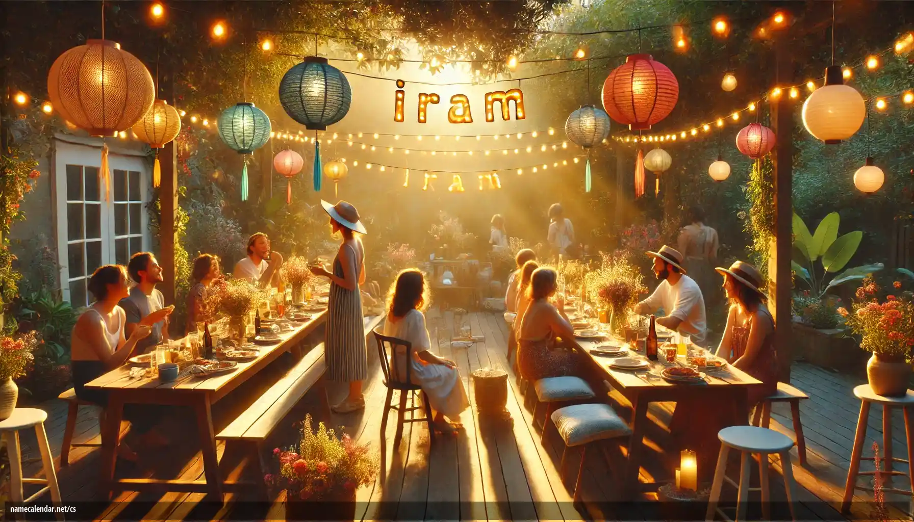 Oslava jmenin a jmenin - Iram