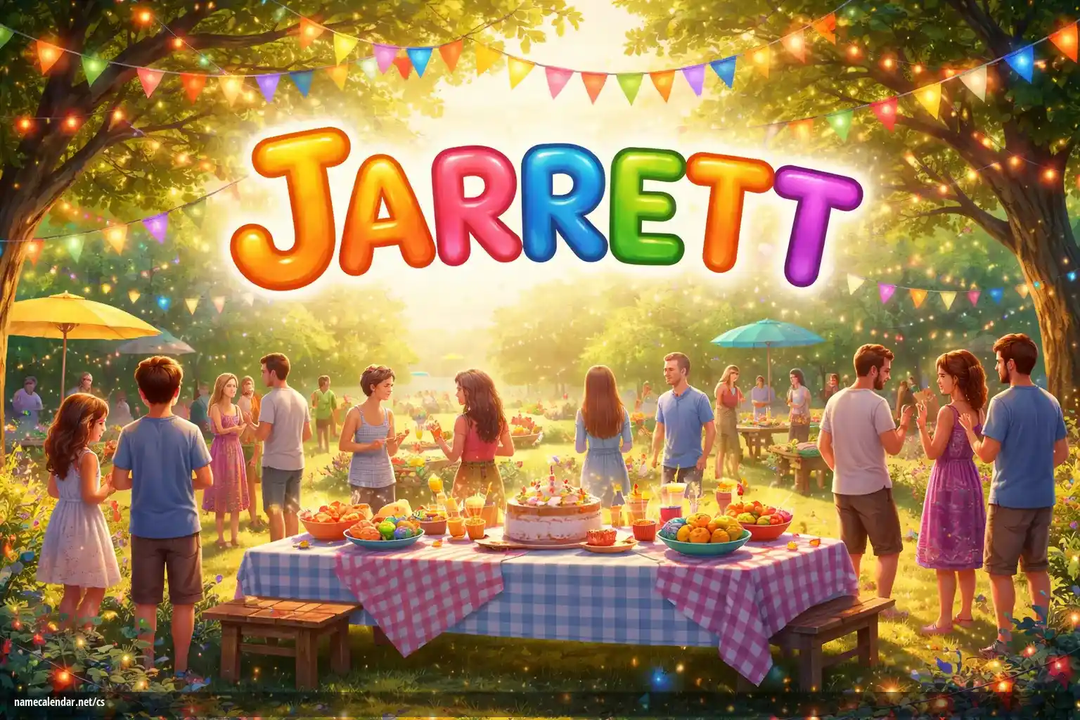 Oslava jmenin a jmenin - Jarrett