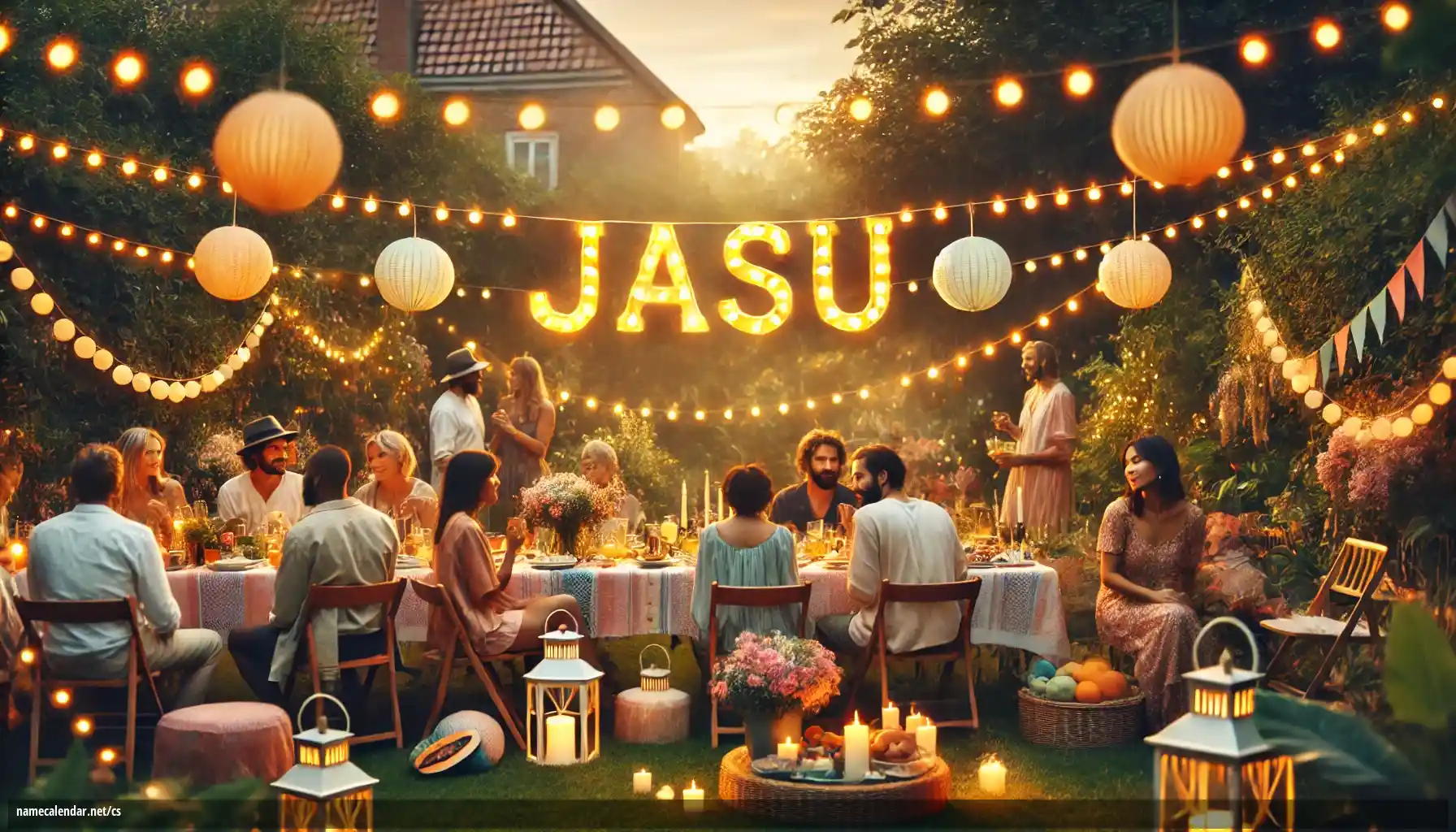 Oslava jmenin a jmenin - Jasu