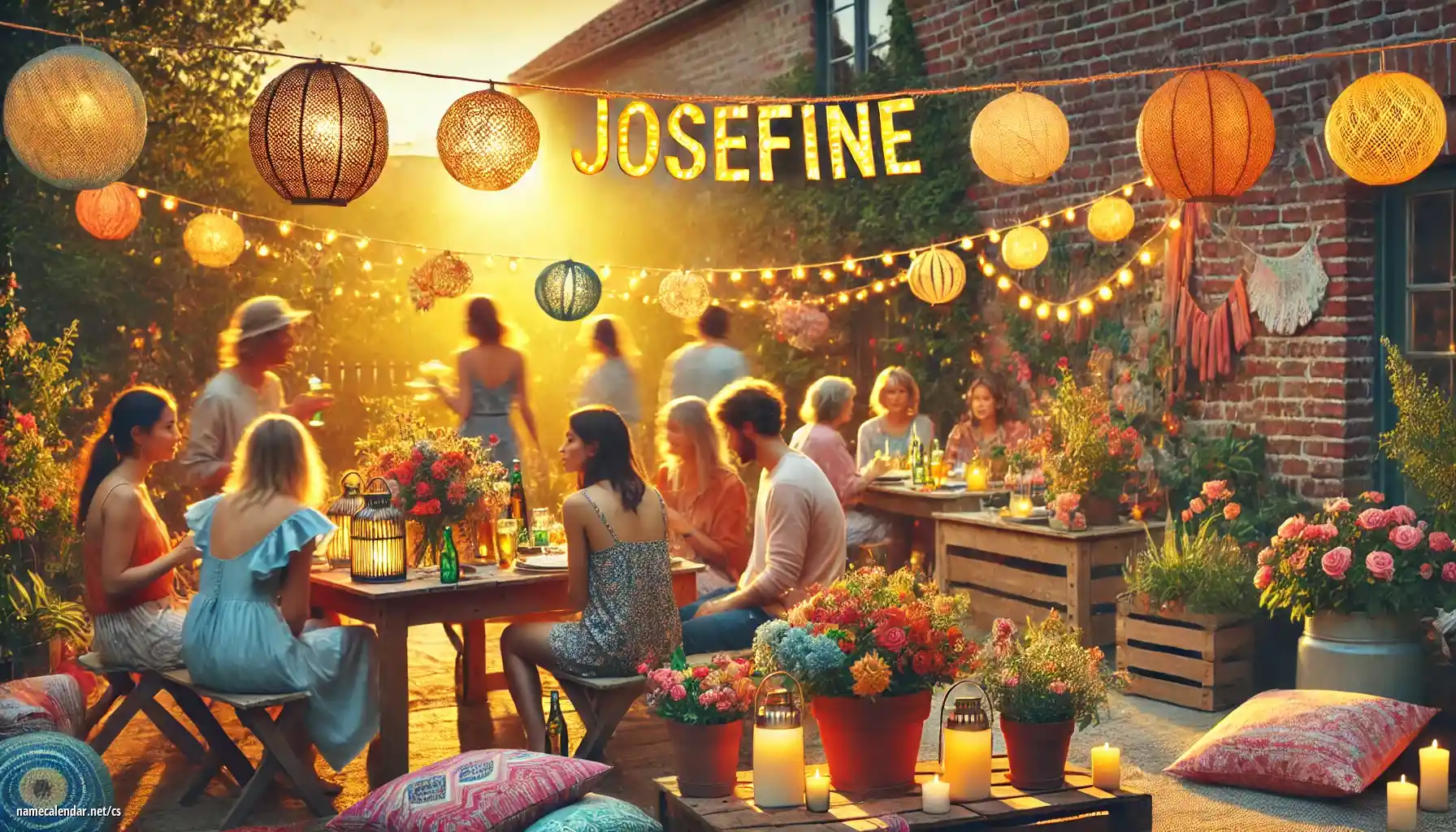 Oslava jmenin a jmenin - Josefine