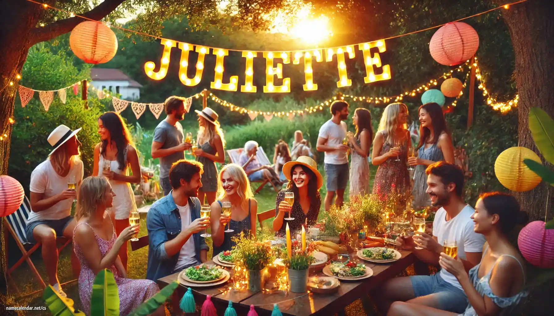 Oslava jmenin a jmenin - Juliette