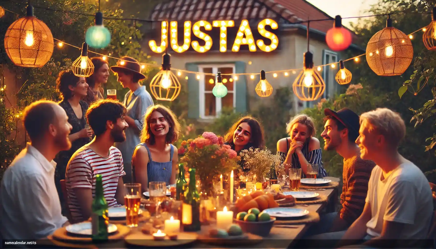 Oslava jmenin a jmenin - Justas