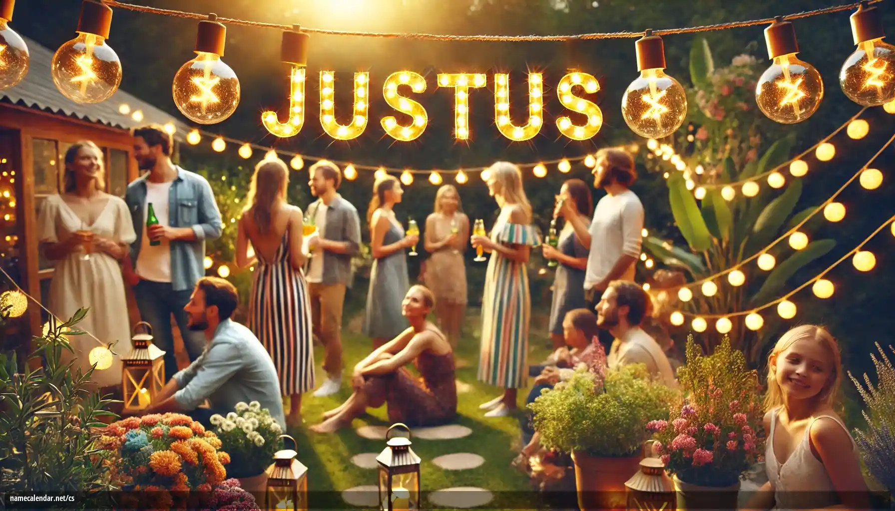 Oslava jmenin a jmenin - Justus