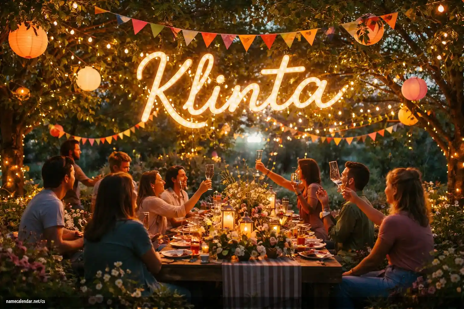 Oslava jmenin a jmenin - Klinta