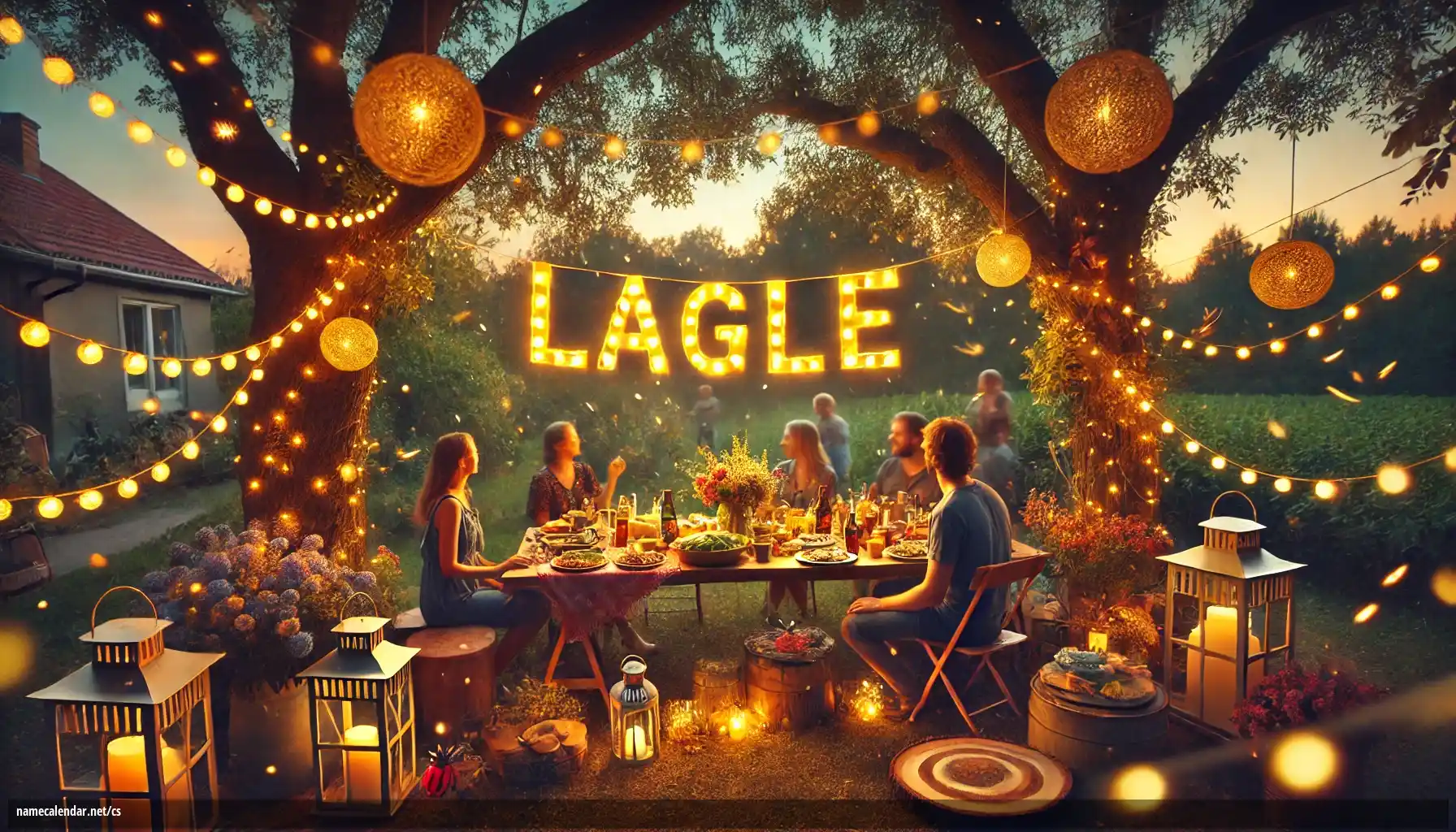 Oslava jmenin a jmenin - Lagle