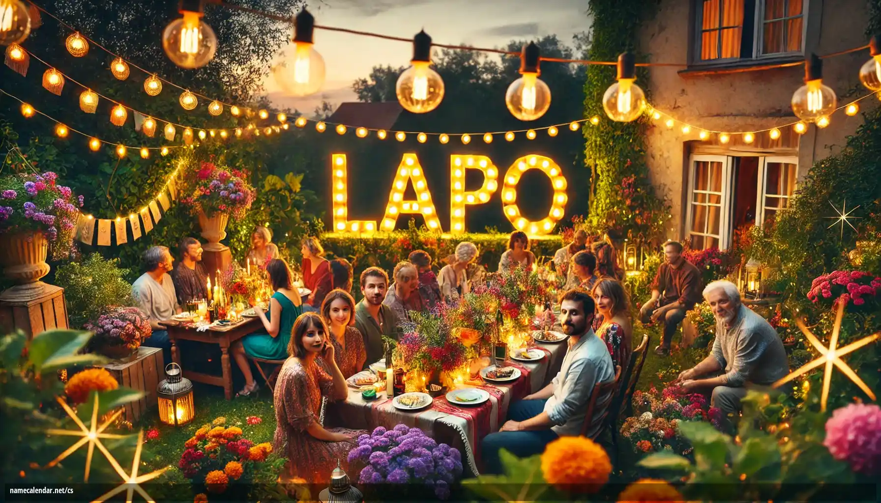 Oslava jmenin a jmenin - Lapo