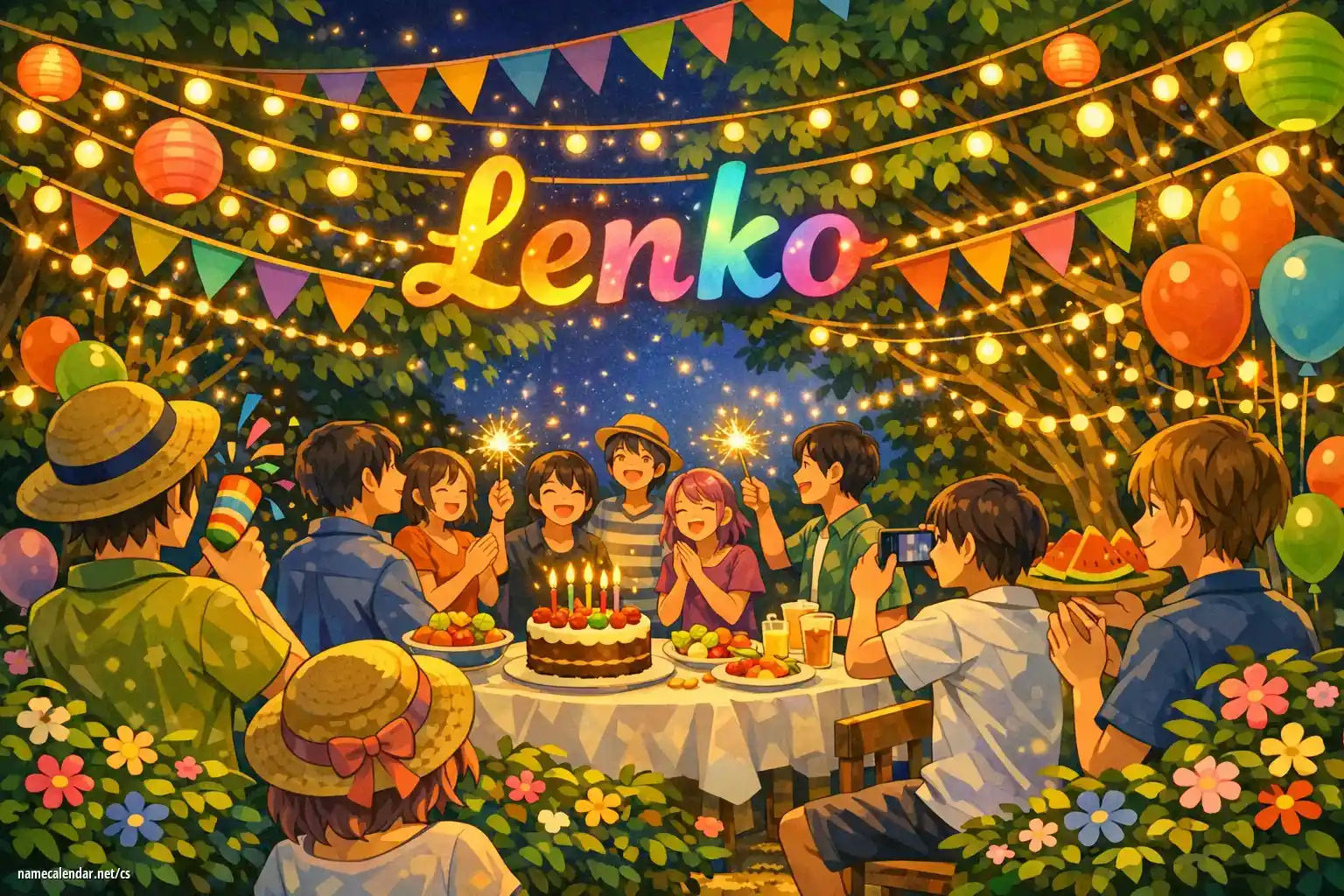 Oslava jmenin a jmenin - Lenko