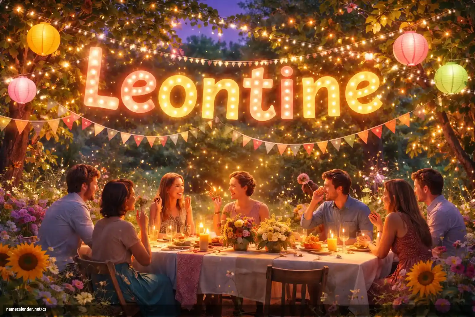 Oslava jmenin a jmenin - Leontine