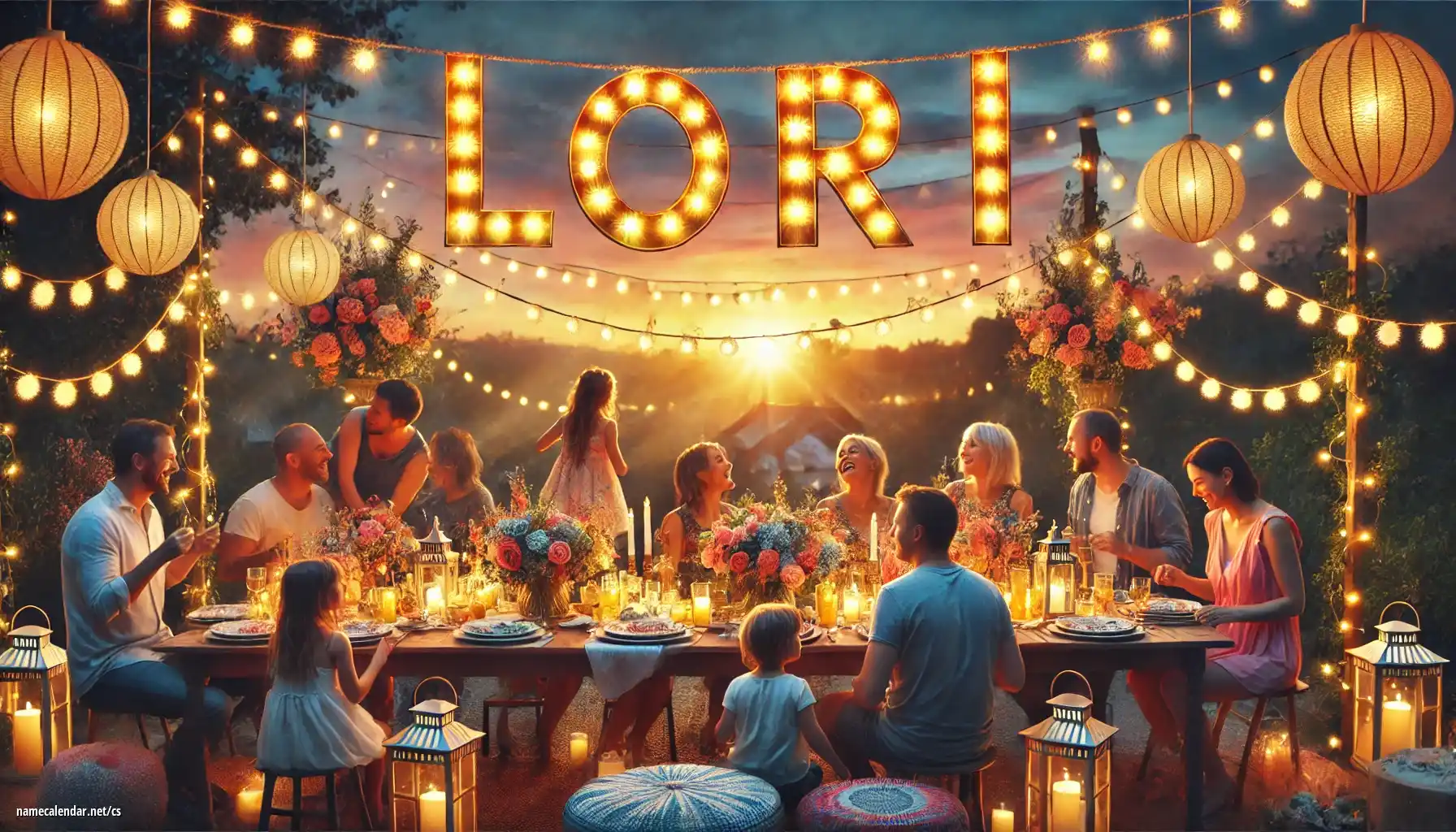 Oslava jmenin a jmenin - Lori