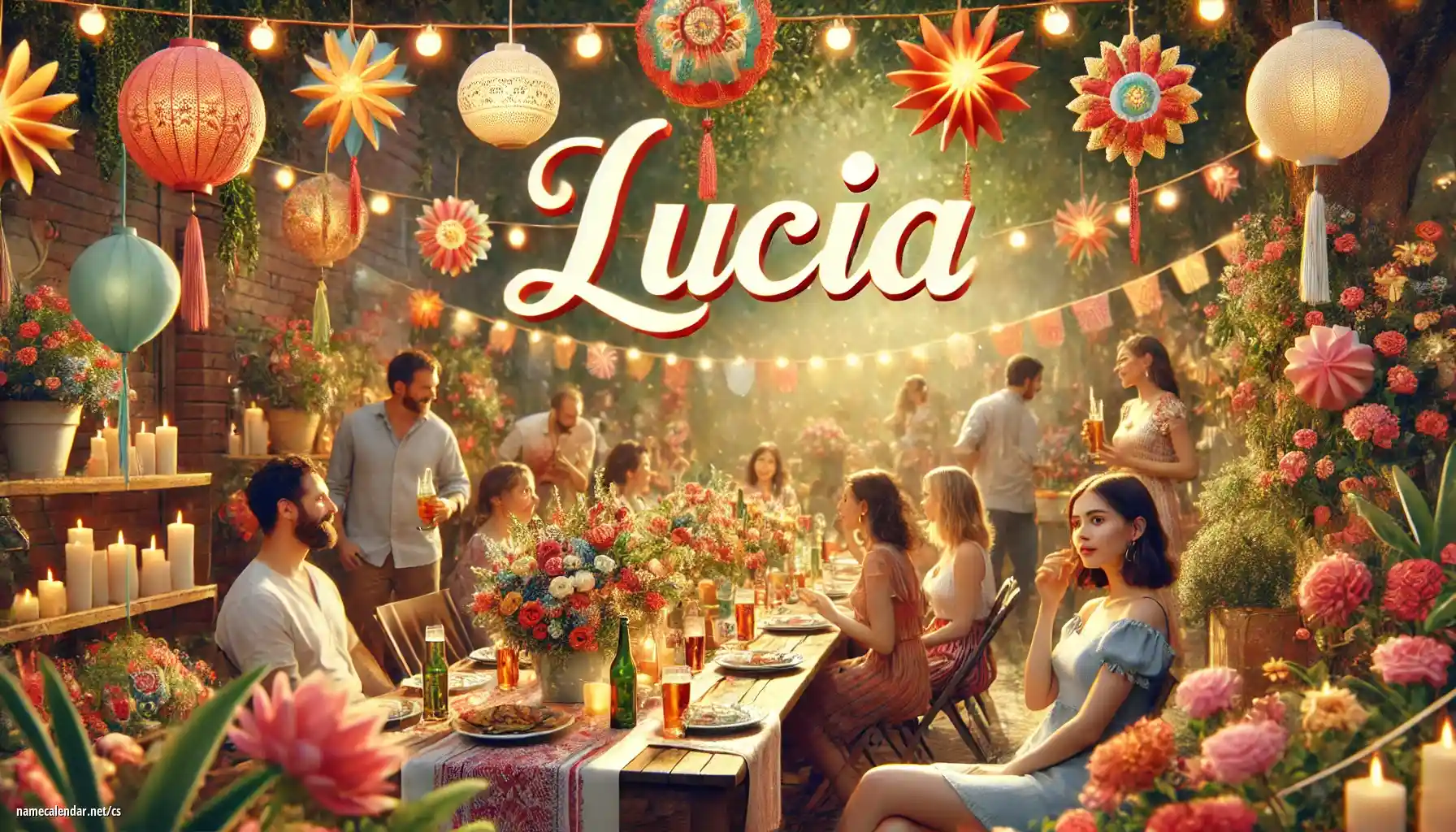 Oslava jmenin a jmenin - Lucia