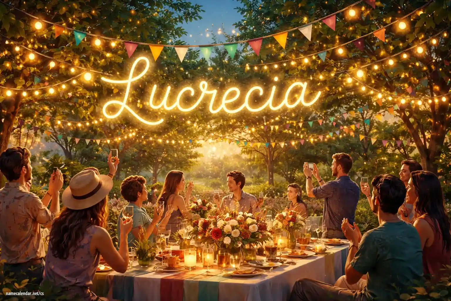 Oslava jmenin a jmenin - Lucrecia