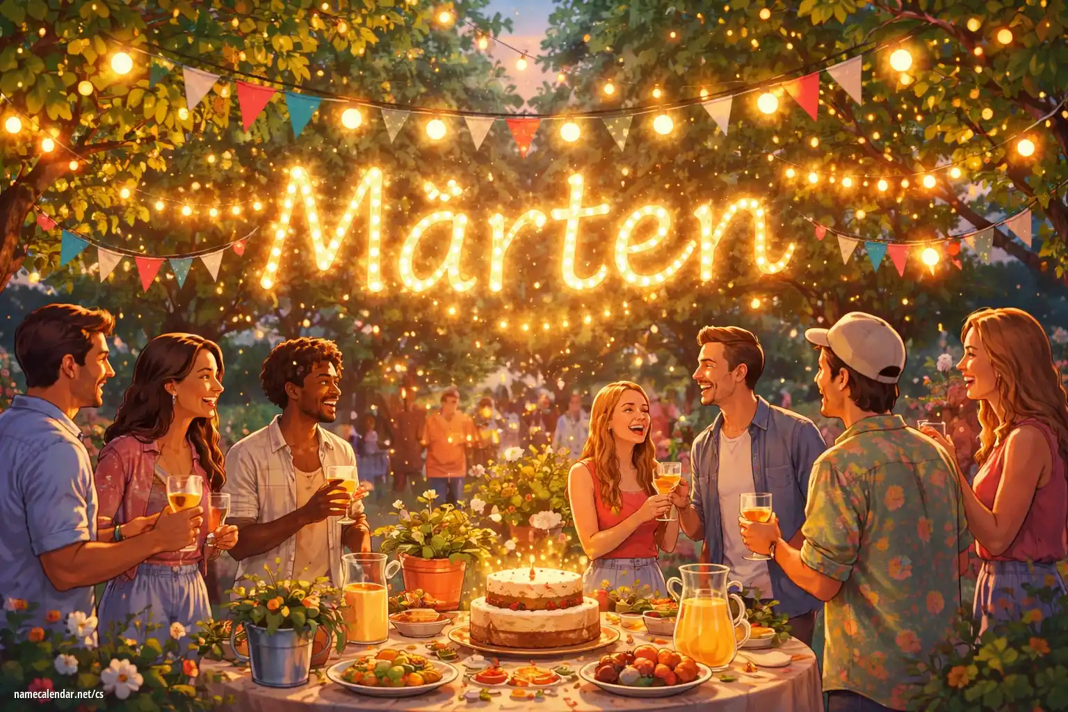 Oslava jmenin a jmenin - Mårten