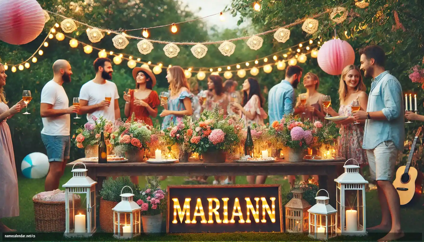 Oslava jmenin a jmenin - Mariann