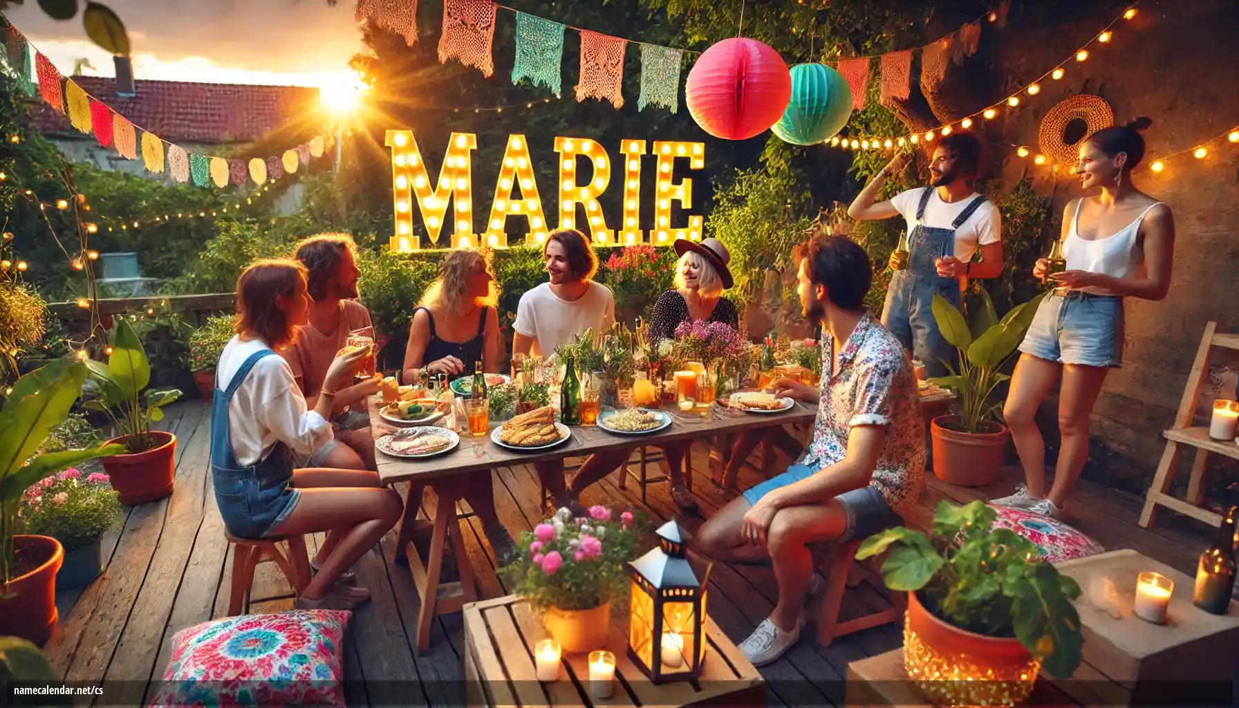 Oslava jmenin a jmenin - Marie