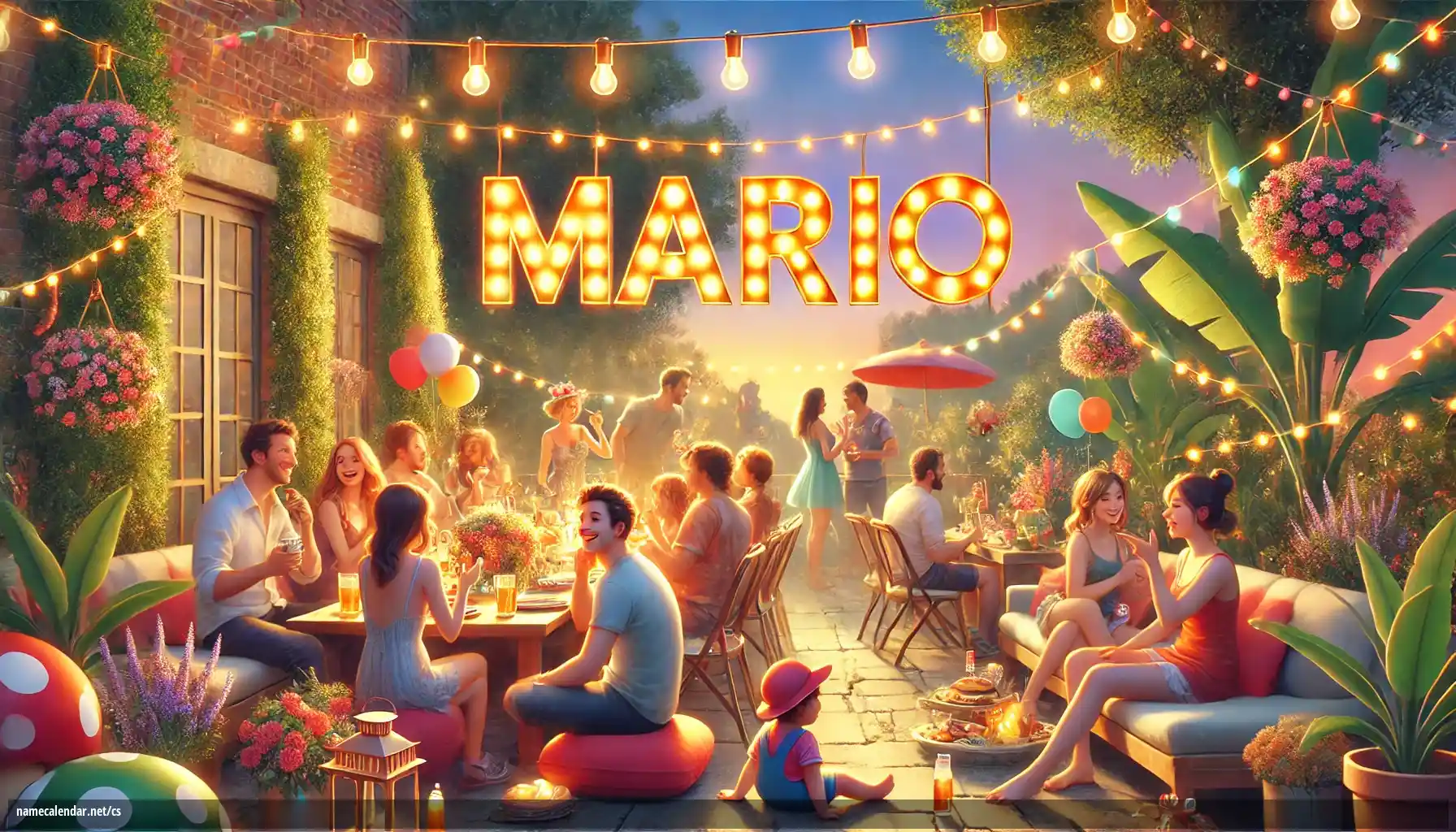 Oslava jmenin a jmenin - Mario